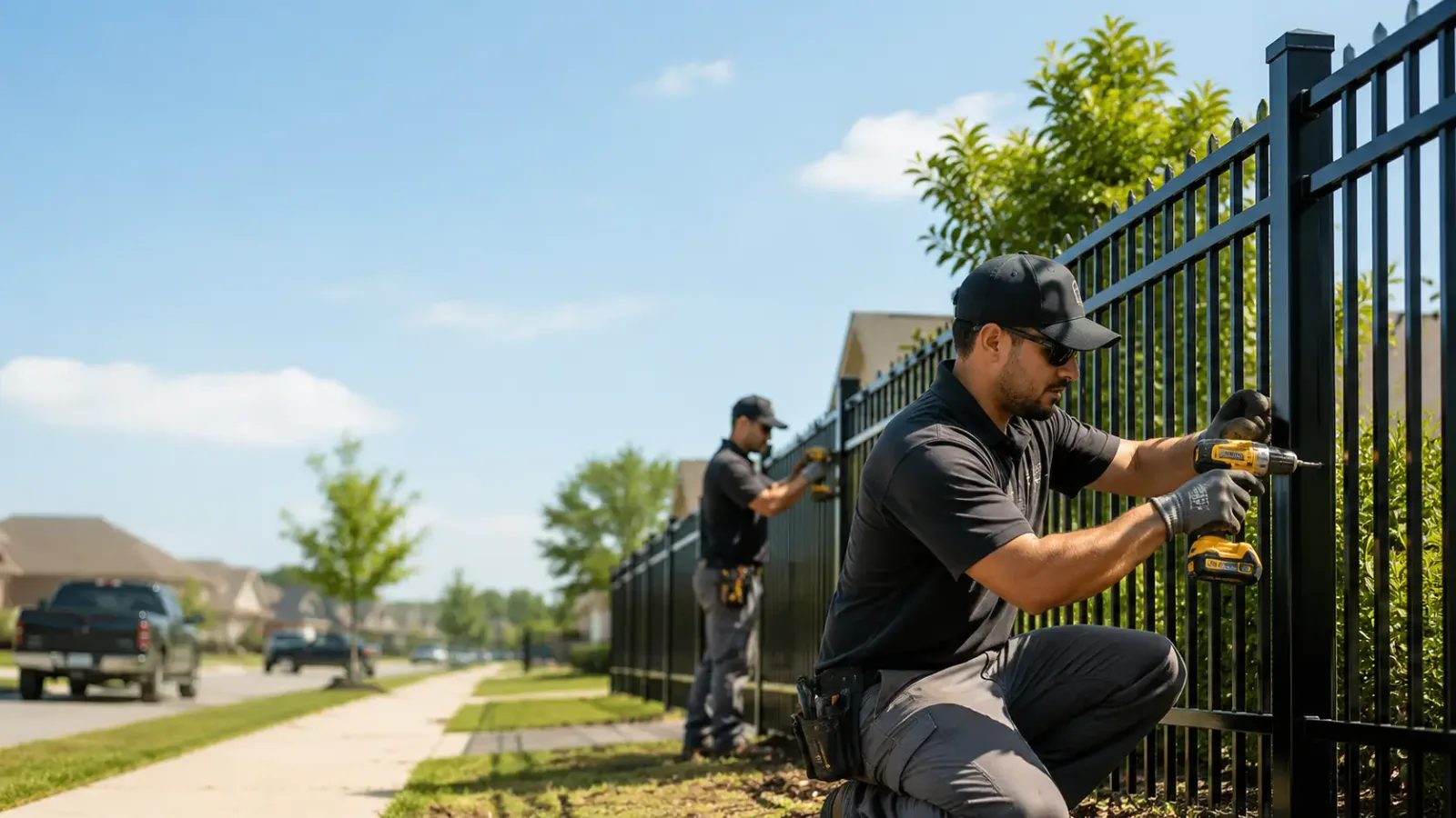 Metal Fence Installation in Tiline, KY